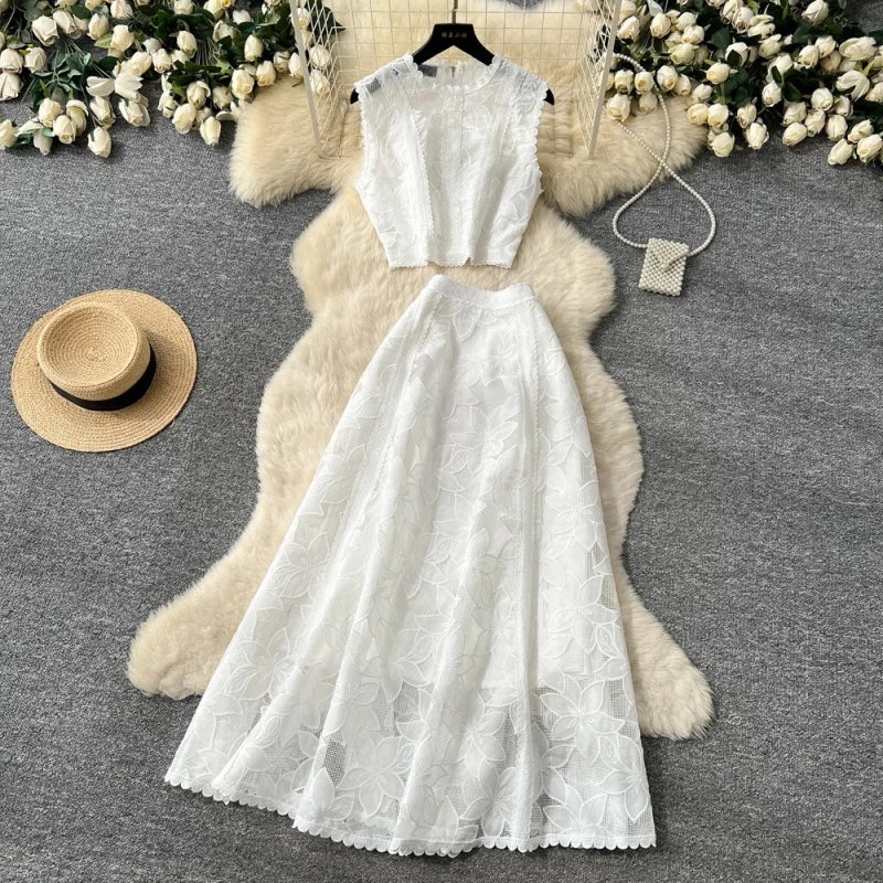 Conjunto Alessa™ en Tul Floral y Encanto Delicado