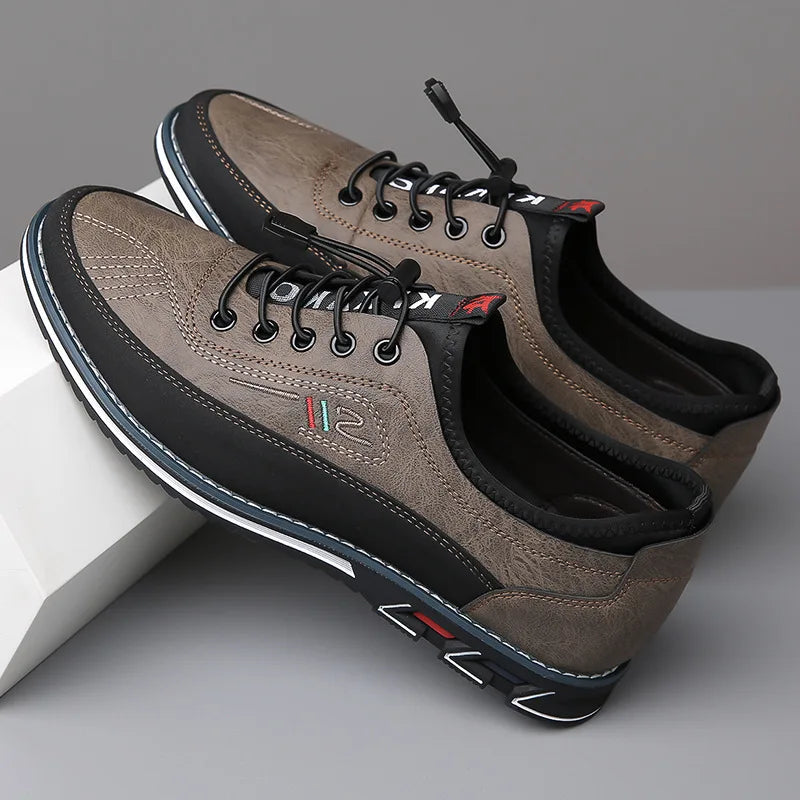 Zapatillas Milan™ de Cuero Premium con Sistema de Ajuste Rápido