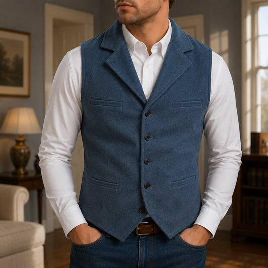 Chaleco Harrison™ con Estructura Clásica y Corte Impecable