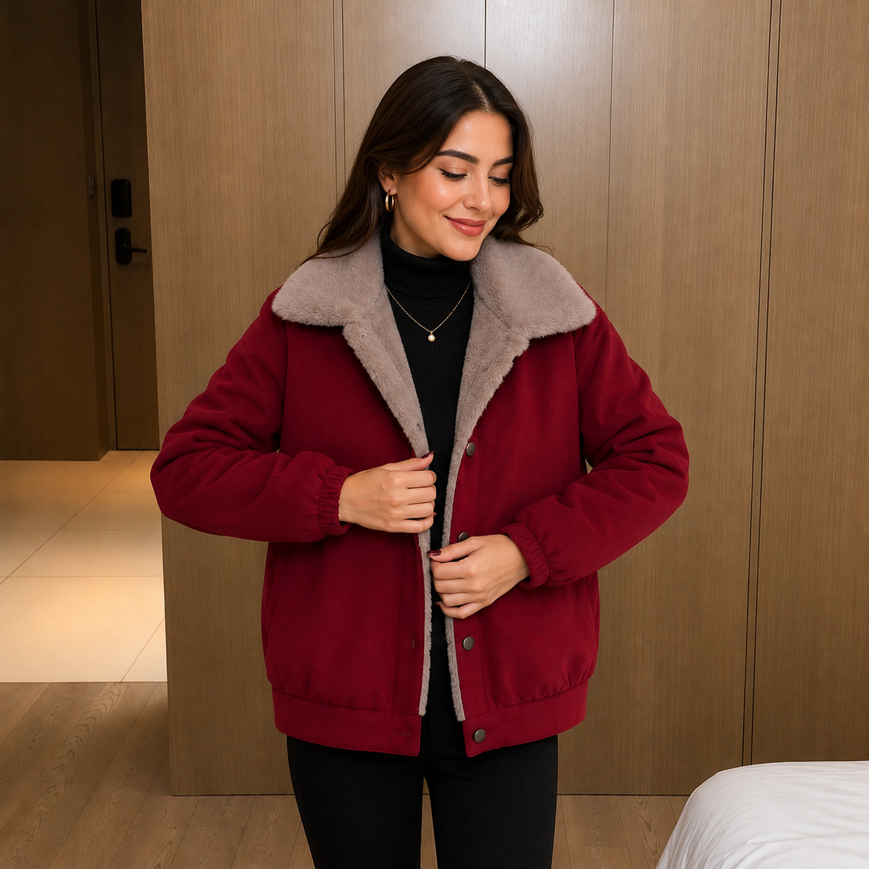 Chaqueta Celeste™ con Interior Afelpado y Diseño Sofisticado
