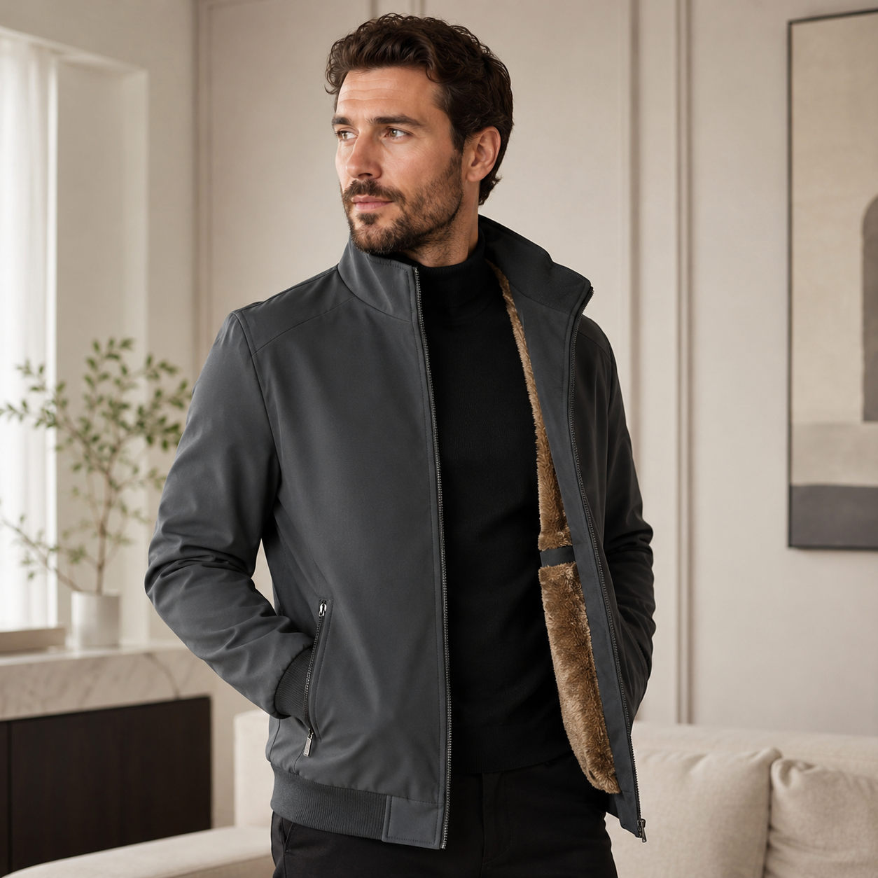 Chaqueta Evermont™ Con Forro Térmico y Acabado Premium