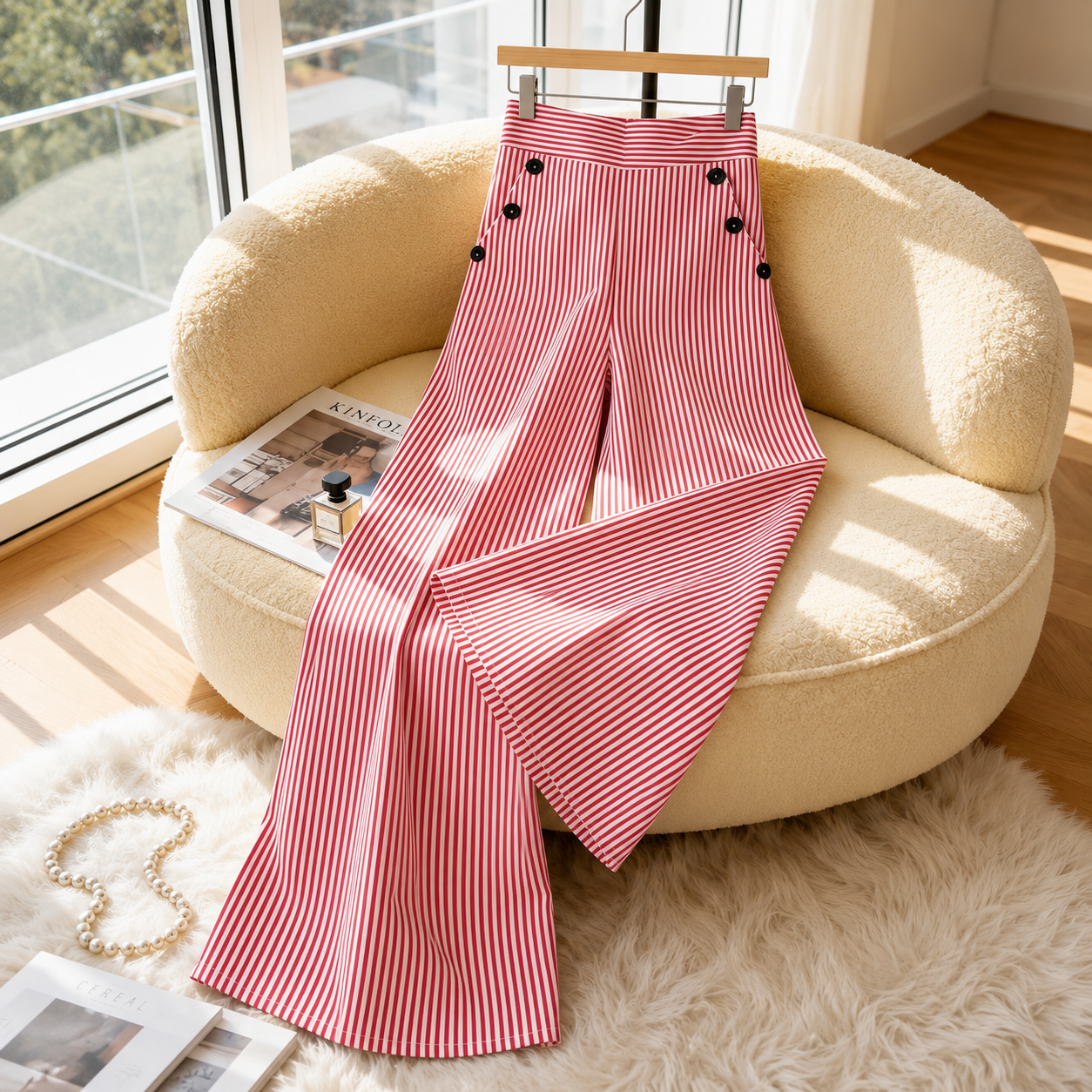 Pantalón Palazzo Bellagio™ con Caída de Sastrería y Elegancia Natural