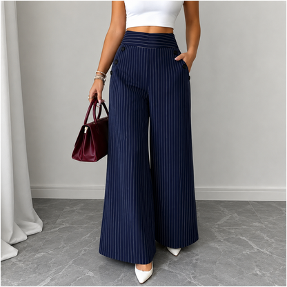 Pantalón Palazzo Bellagio™ con Caída de Sastrería y Elegancia Natural