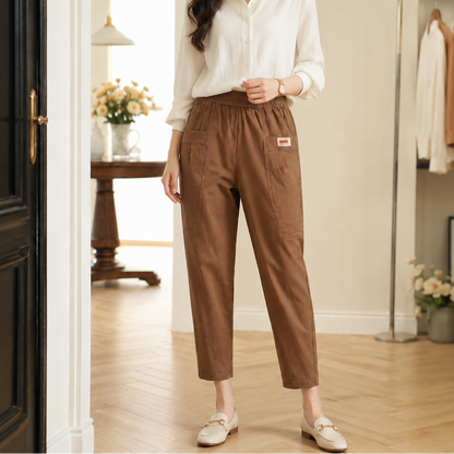 Pantalón Marelise™ Con Bolsillos Amplios y Cintura Ajustable