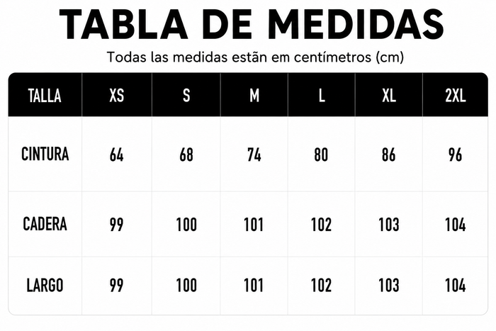 Guía de tallas