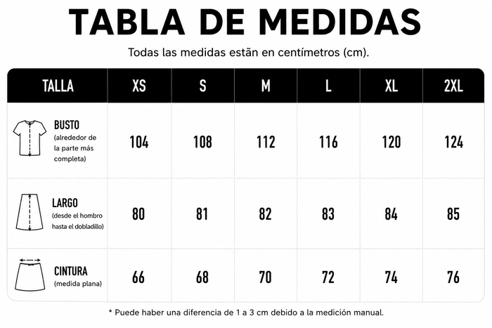 Guía de tallas