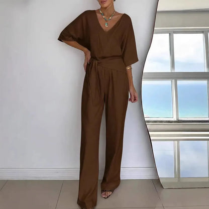 Mono Diana™ con Escote V y Cintura con Lazada