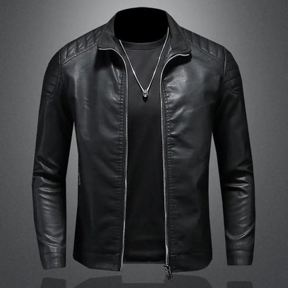 Chaqueta Auron™ en Cuero Premium y Presencia Imponente