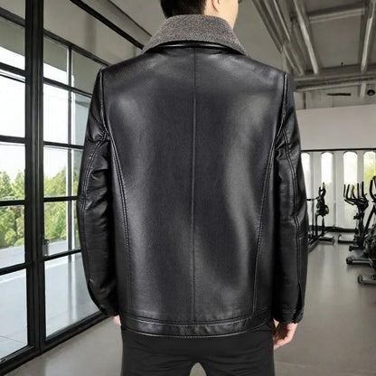 Chaqueta Blackridge™ En Cuero Premium Con Forro Térmico