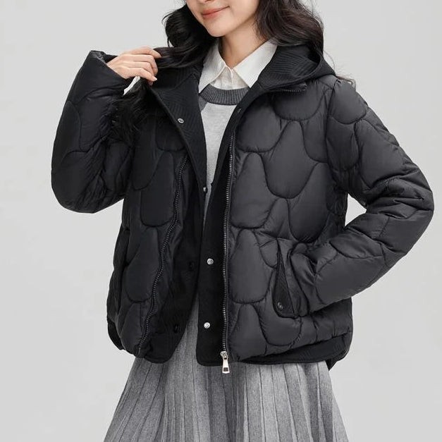 Chaqueta FrostHaven™ Acolchada Con Capucha Agradable
