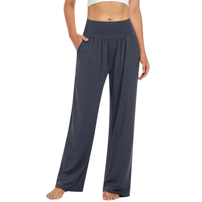 Pantalón Belle Comfort™ Con Cintura Elástica y Corte Palazzo