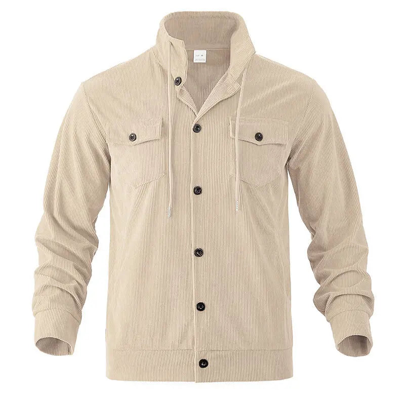 Chaqueta Velkor™ con Textura Acanalada y Presencia Refinada