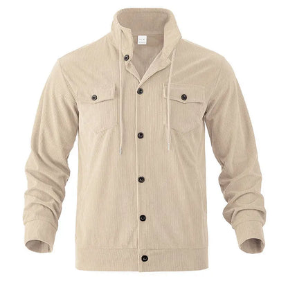 Chaqueta Velkor™ con Textura Acanalada y Presencia Refinada