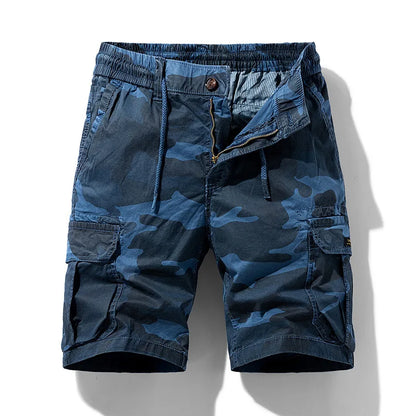 Bermuda Bravik™ con Estampado Camuflado, Cintura Ajustable y Bolsillos Cargo.