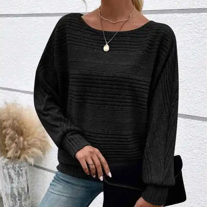 Blusa Mirevna™ De Punto Texturizado Con Escote Delicado