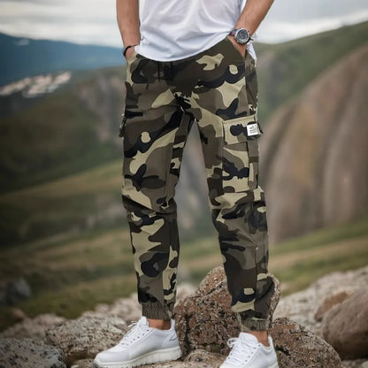 Pantalón Kaelor™ con Estampado Camuflado, Bolsillos Utilitarios y Corte Slim