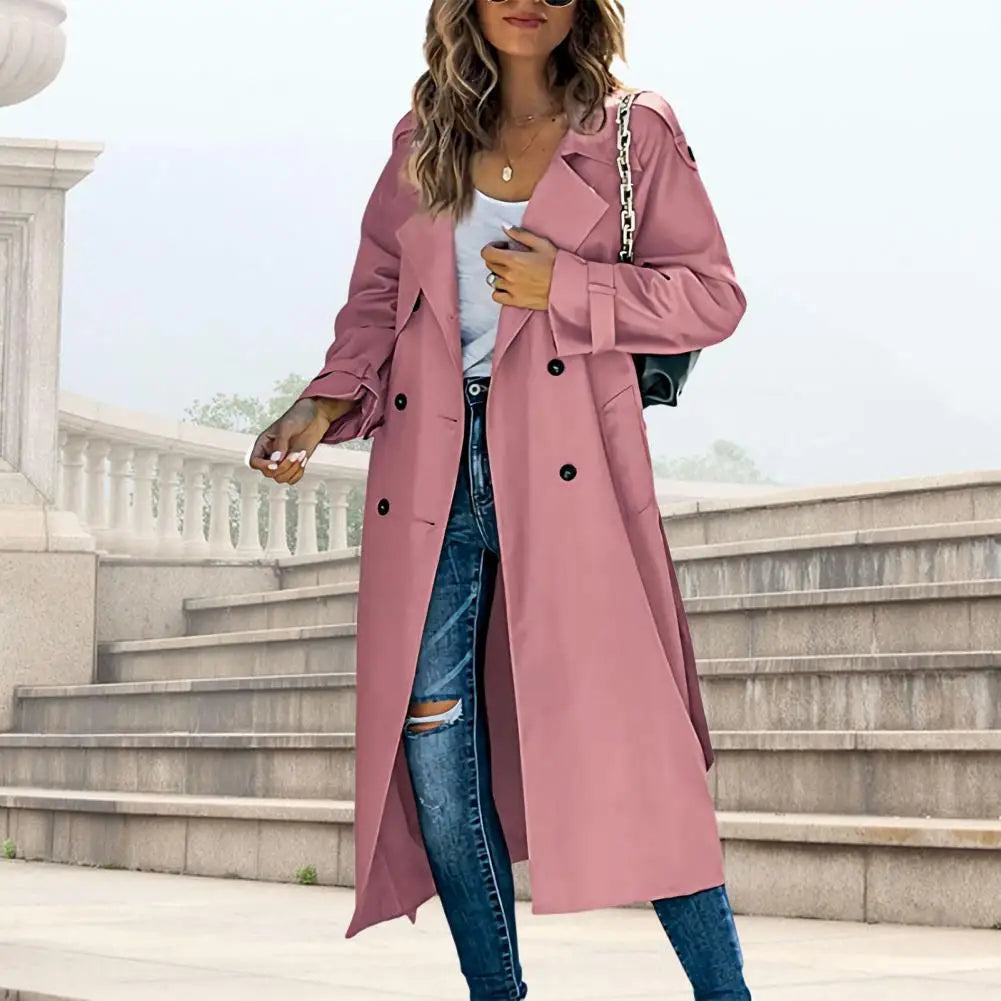 Abrigo Candice™ Con Botones Frontales y Solapa Clásica