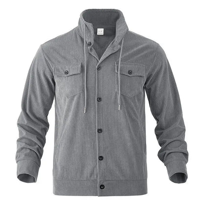 Chaqueta Velkor™ con Textura Acanalada y Presencia Refinada