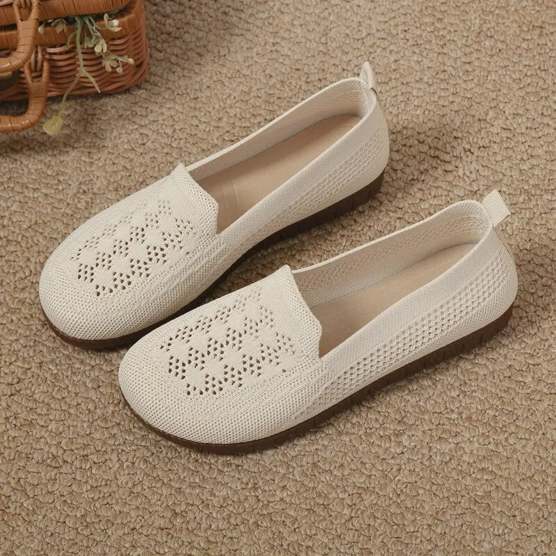 Balerinas Avelis™ con Tejido Calado y Diseño Slip-On