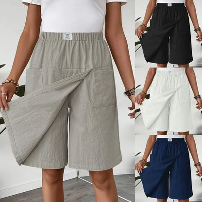 Short Falda Celenne™ en Lino de Algodón y Confort Premium