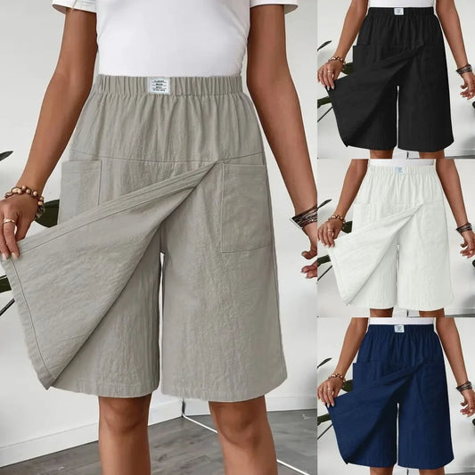 Short Falda Celenne™ en Lino de Algodón y Confort Premium
