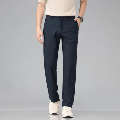 Pantalón Corvino™ de Sastrería con Tejido Elástico y Corte Recto.
