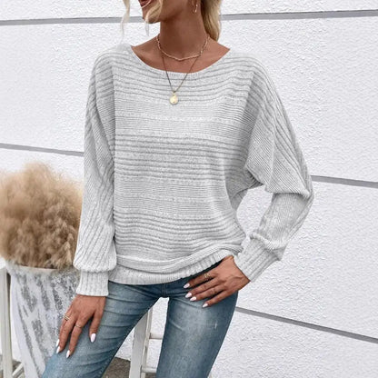 Blusa Mirevna™ De Punto Texturizado Con Escote Delicado