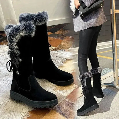 Botas Winterelle™ Con Detalles Afelpados y Suela Robusta