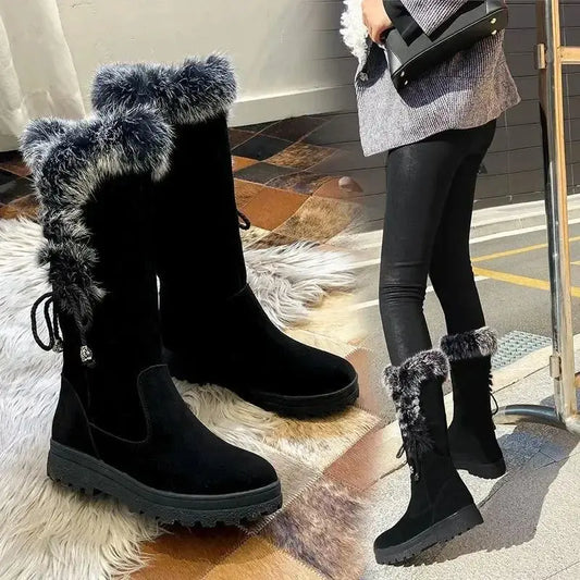 Botas Winterelle™ Con Detalles Afelpados y Suela Robusta