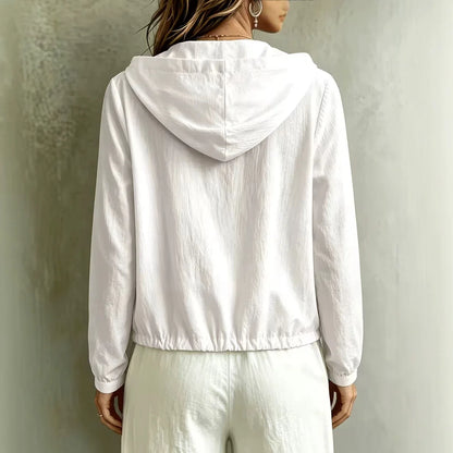 Blusa Valentina™ con Capucha y Botones Frontales