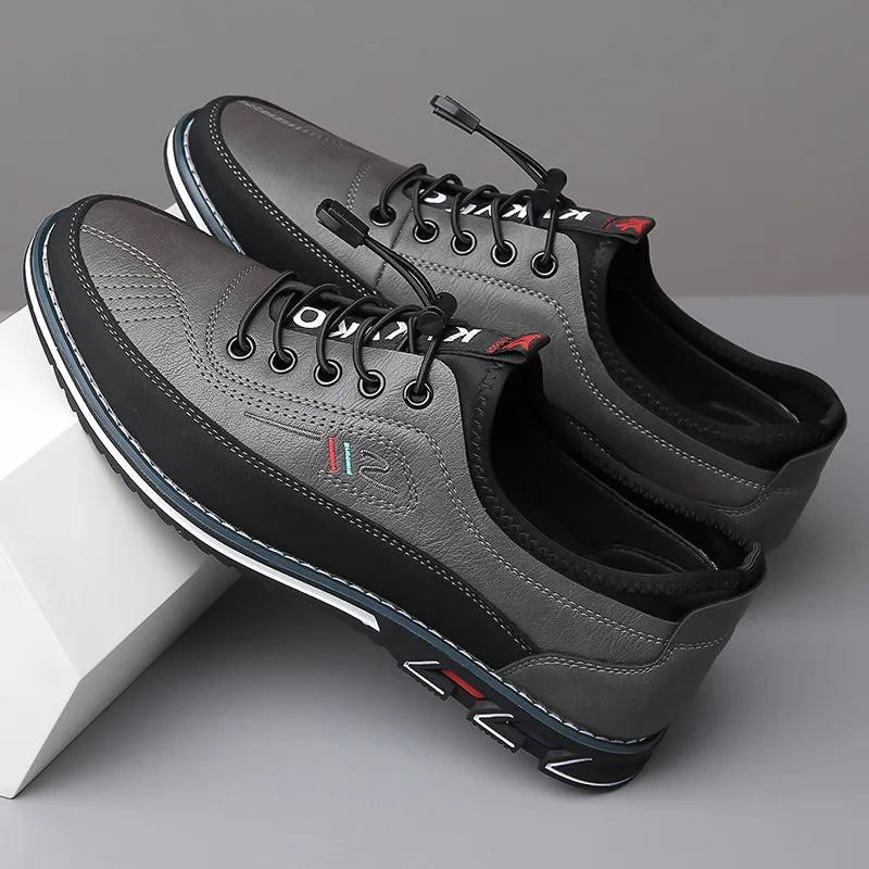 Zapatillas Milan™ de Cuero Premium con Sistema de Ajuste Rápido