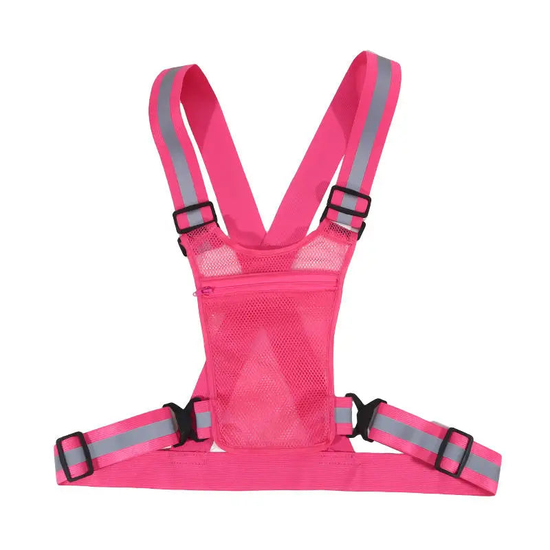 Chaleco Lumix™ con Bandas Reflectantes, Tirantes Ajustables y Bolsillo Frontal