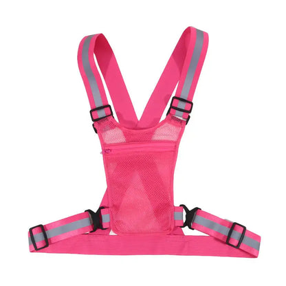 Chaleco Lumix™ con Bandas Reflectantes, Tirantes Ajustables y Bolsillo Frontal