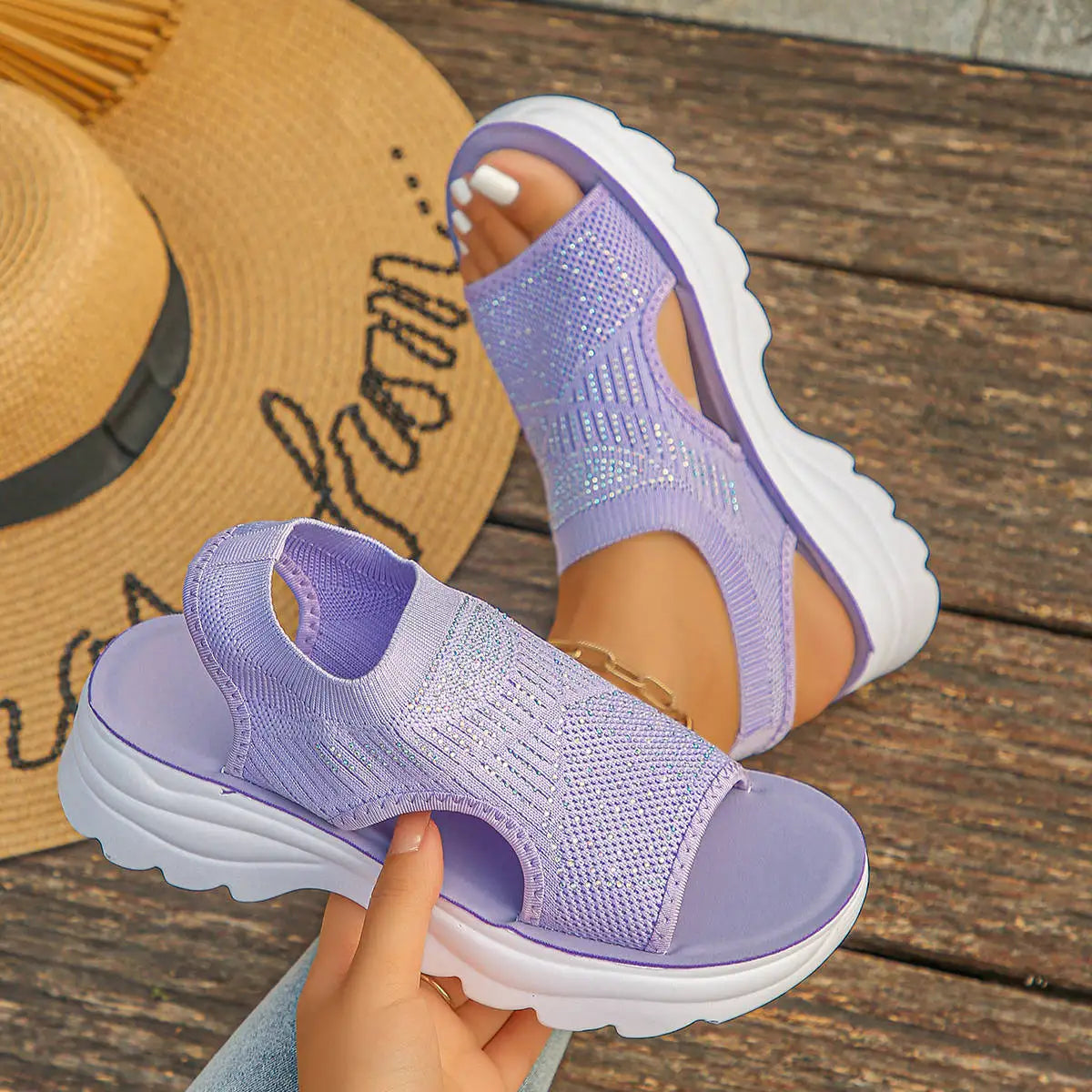 Sandalias Comfortelle™ con Suela Anatómica y Ligereza Premium