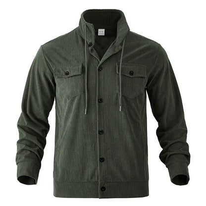 Chaqueta Velkor™ con Textura Acanalada y Presencia Refinada