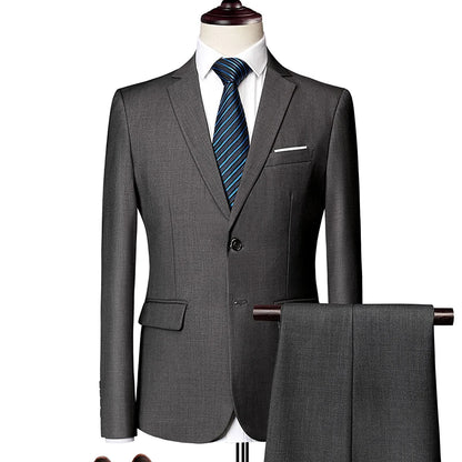 Conjunto Monaco Royal™ con Blazer de Sastrería Premium y Pantalón de Corte Slim