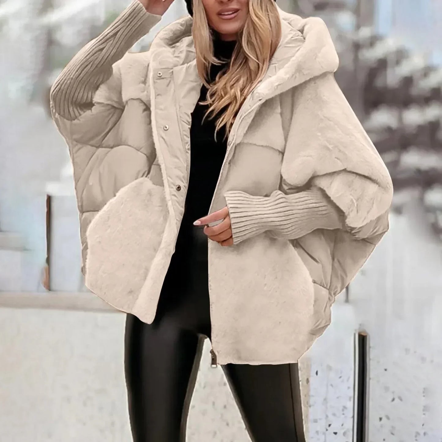 Abrigo Berlin™ con Puffer Premium y Acabado Afelpado / Calidez Sofisticada Para Mujeres Con Presencia