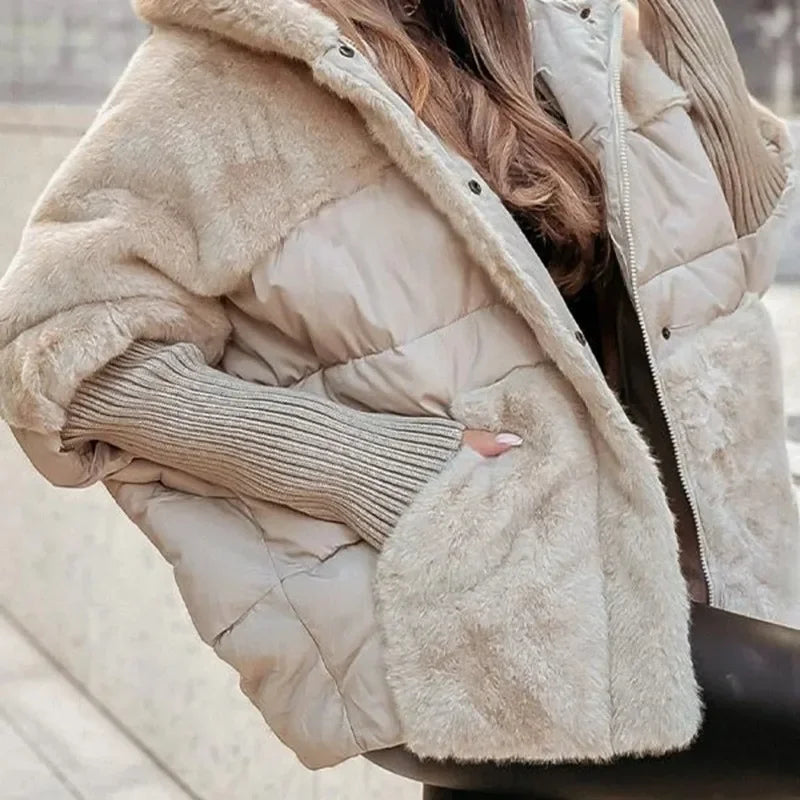 Abrigo Berlin™ con Puffer Premium y Acabado Afelpado / Calidez Sofisticada Para Mujeres Con Presencia