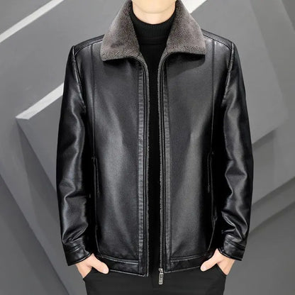 Chaqueta Blackridge™ En Cuero Premium Con Forro Térmico