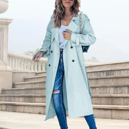 Abrigo Candice™ Con Botones Frontales y Solapa Clásica