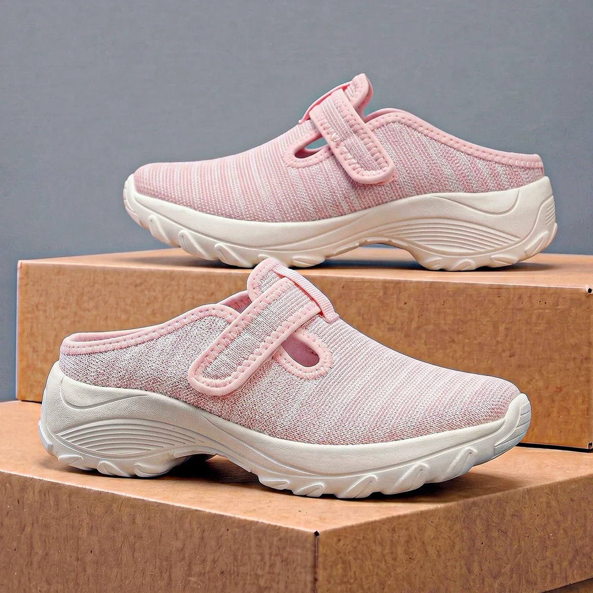 Tenis Mule Casual Virela™ con Parte Superior de Malla Transpirable y Suela Deportiva Anatómica