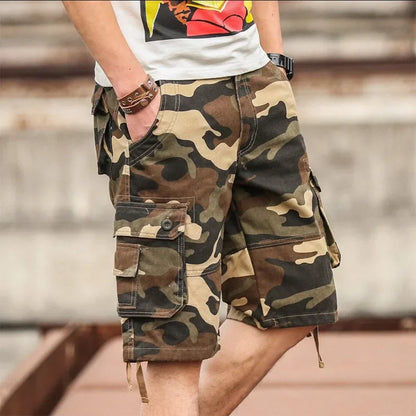 Bermuda Frontier™ con Estampado de Camuflaje y Bolsillos Cargo Utilitarios