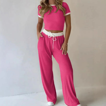Conjunto Liz™ en Punto Canalé Premium y Top Cropped Ajustado