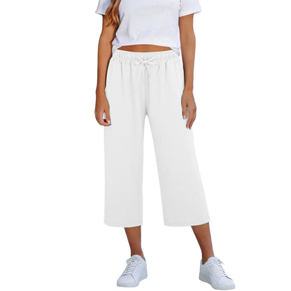 Pantalón Lisia™ Culotte Con Cintura Elástica Y Cordón Ajustable
