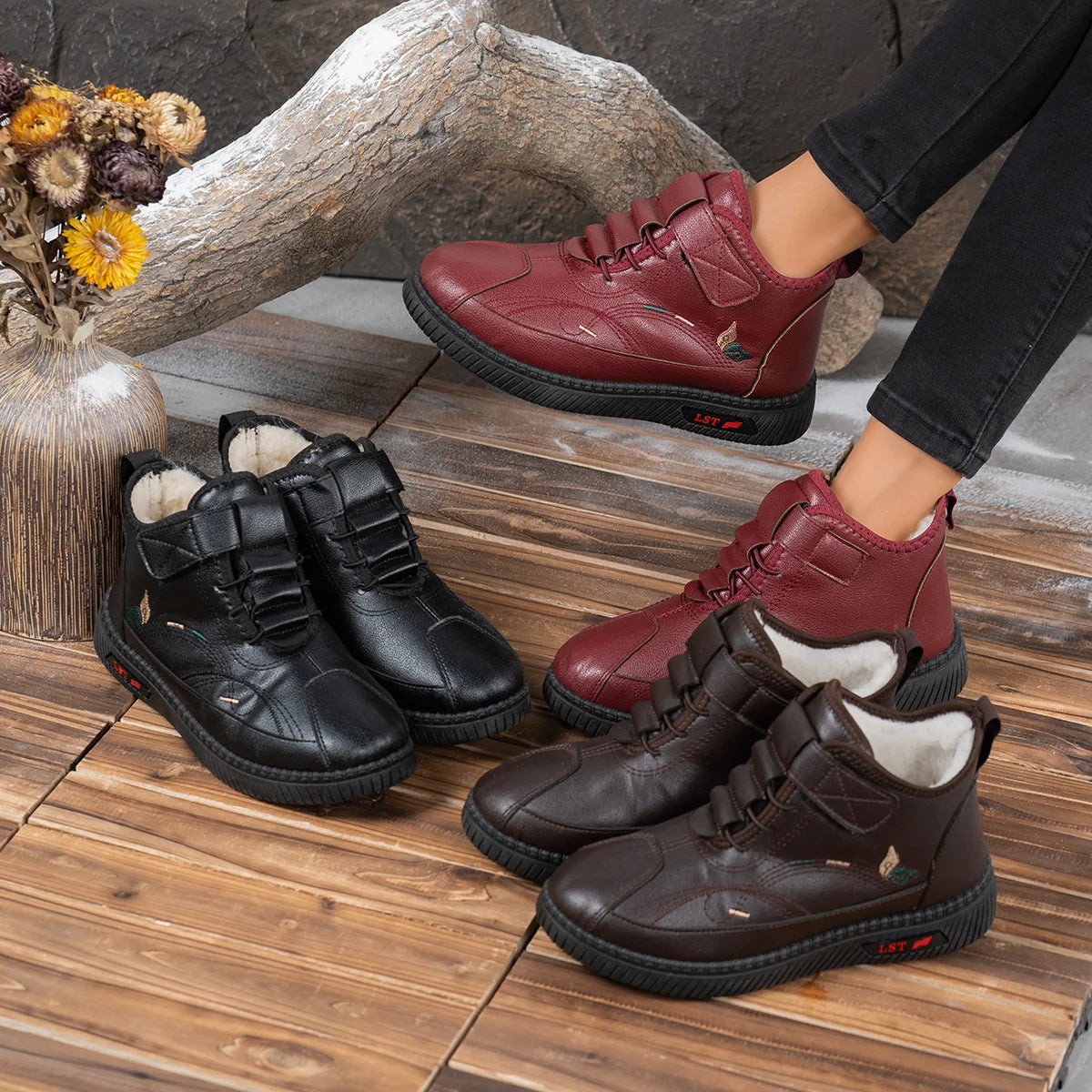Botas Casuales Toscana™ con Forro Interior de Felpa y Suela Antideslizante