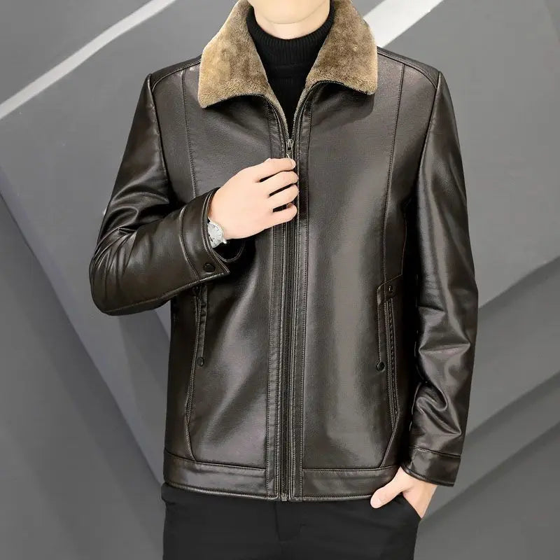 Chaqueta Blackridge™ En Cuero Premium Con Forro Térmico
