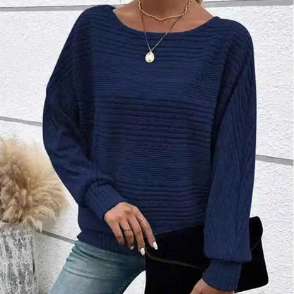 Blusa Mirevna™ De Punto Texturizado Con Escote Delicado