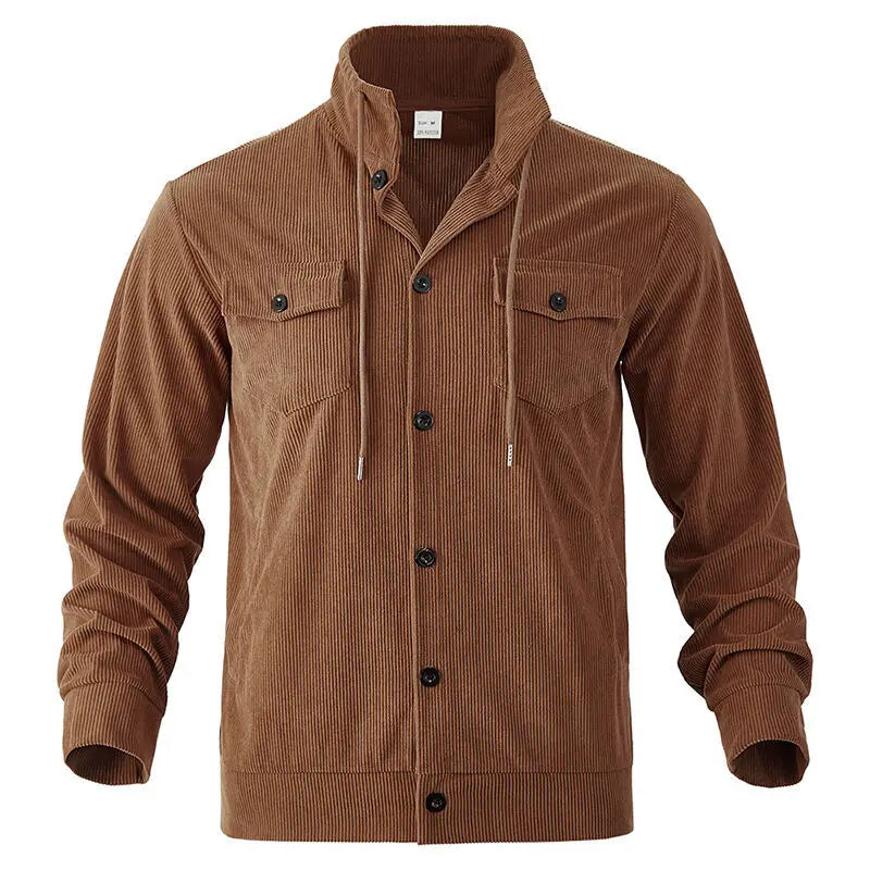 Chaqueta Velkor™ con Textura Acanalada y Presencia Refinada