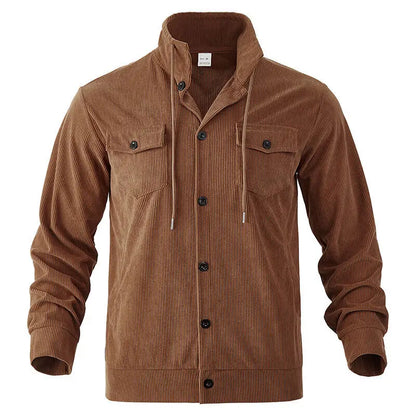Chaqueta Velkor™ con Textura Acanalada y Presencia Refinada