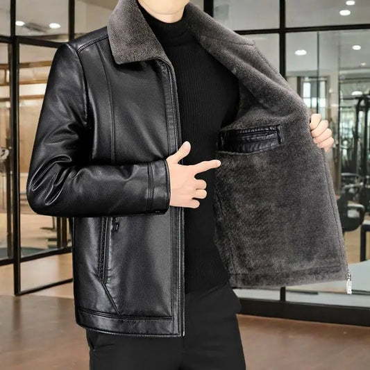 Chaqueta Blackridge™ En Cuero Premium Con Forro Térmico